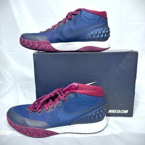 Nike Kyrie 1 ID Blue/ Maroon 747423-991 Men's 11M    Like New